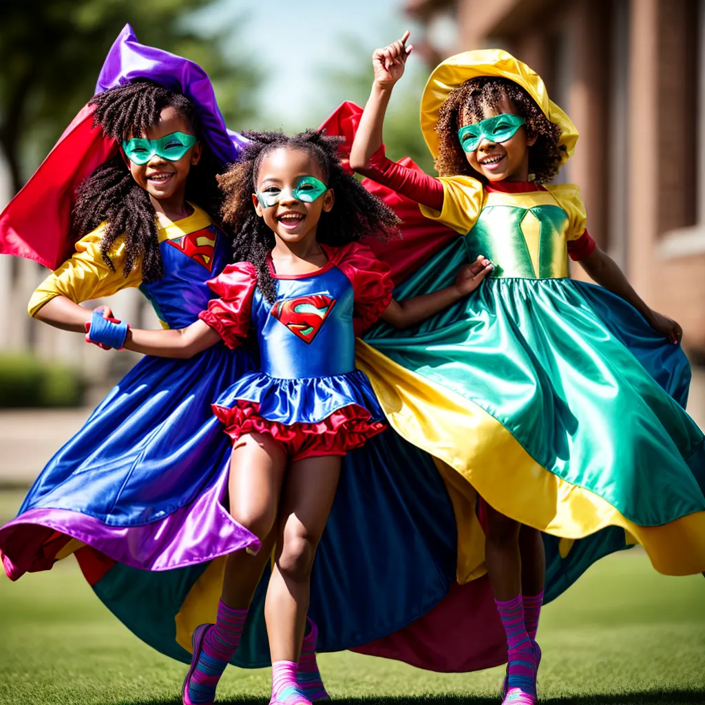 criancas imaginacao superheroi bailarina Crianças imaginação super-herói bailarina