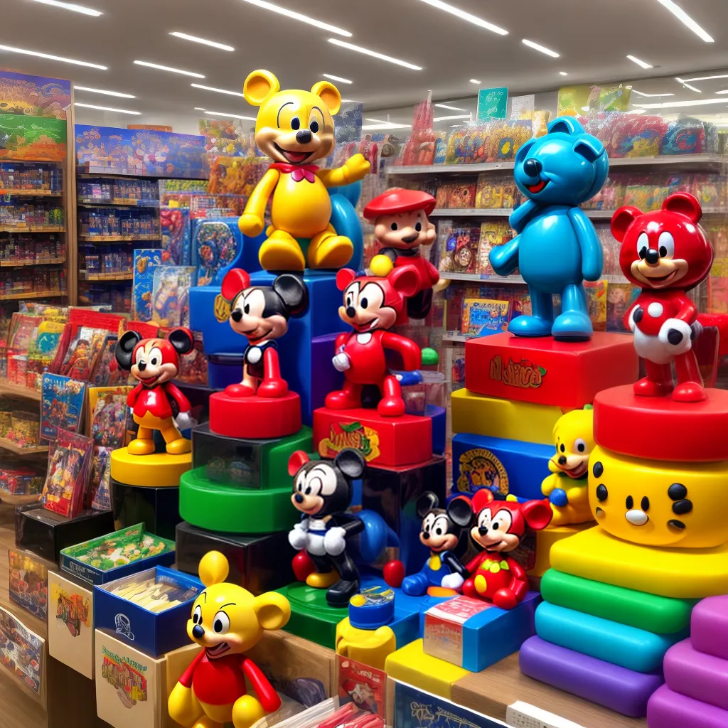 Loja brinquedos personagens infantis