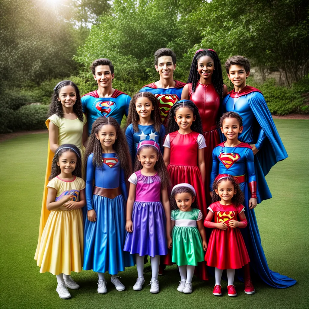 Crianças fantasias personagens tv infantil