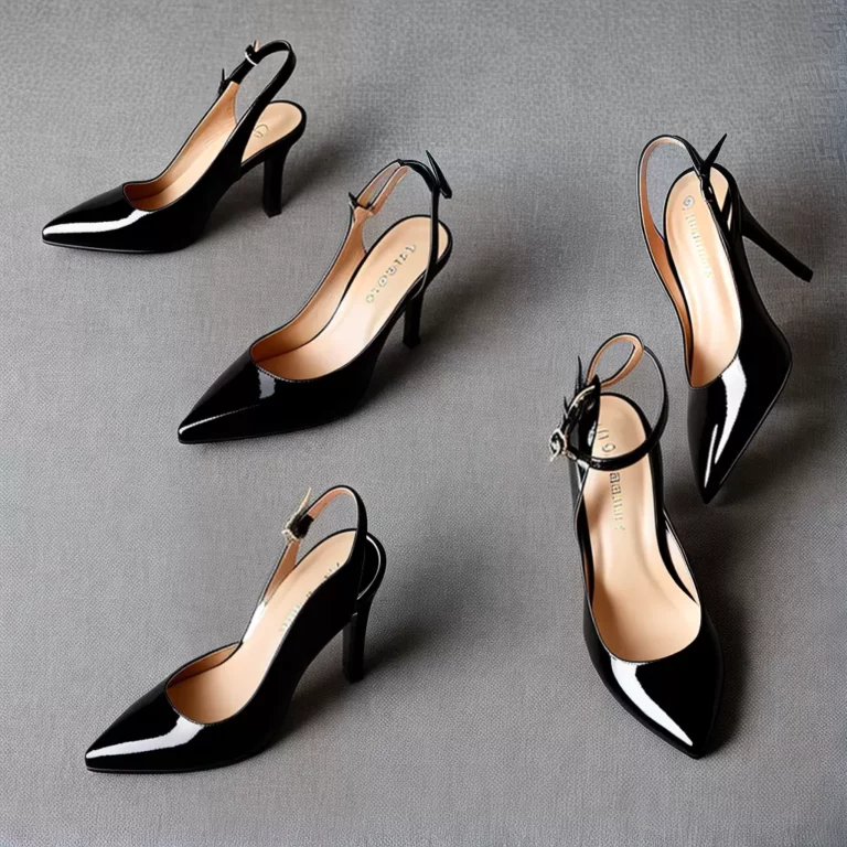 Slingbacks de salto alto: elevando sua elegância a um novo nível