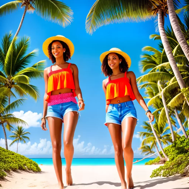 Shorts e o estilo caribenho: moda e clima tropical