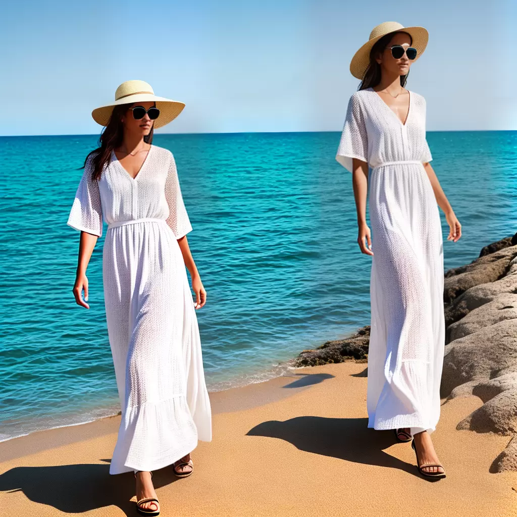 Fotos vestido branco praia chapeu cesto Fotos vestido branco praia chapeu cesto