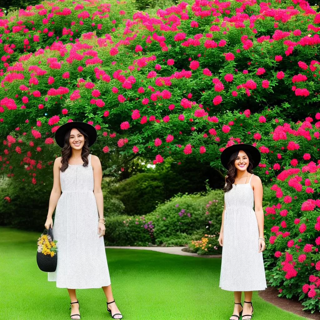 Fotos vestido bolinhas chapeu flores Fotos vestido bolinhas chapeu flores