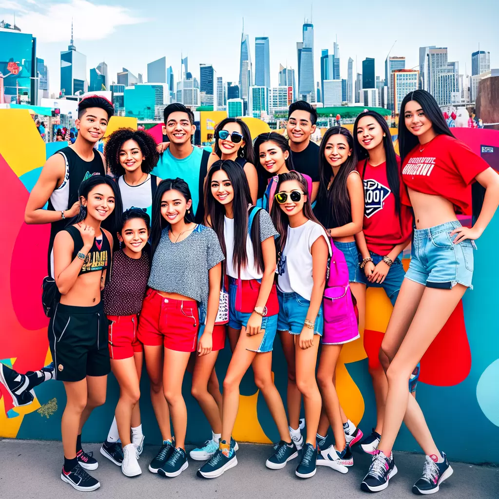 Fotos jovens posando celebridade cidade moda