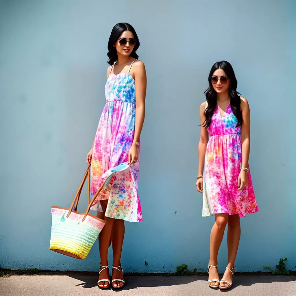 Fotos vestido aquarela leve verao