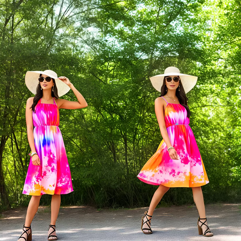 Fotos vestido agua sandalia chapeu sol