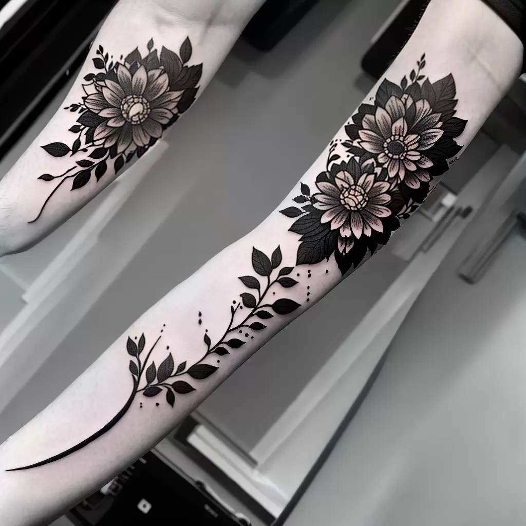 Fotos tatuagem floral cicatriz empoderamento Fotos tatuagem floral cicatriz empoderamento