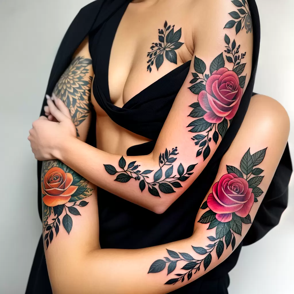 Fotos tatuagem autocura expressao floral Fotos tatuagem autocura expressao floral
