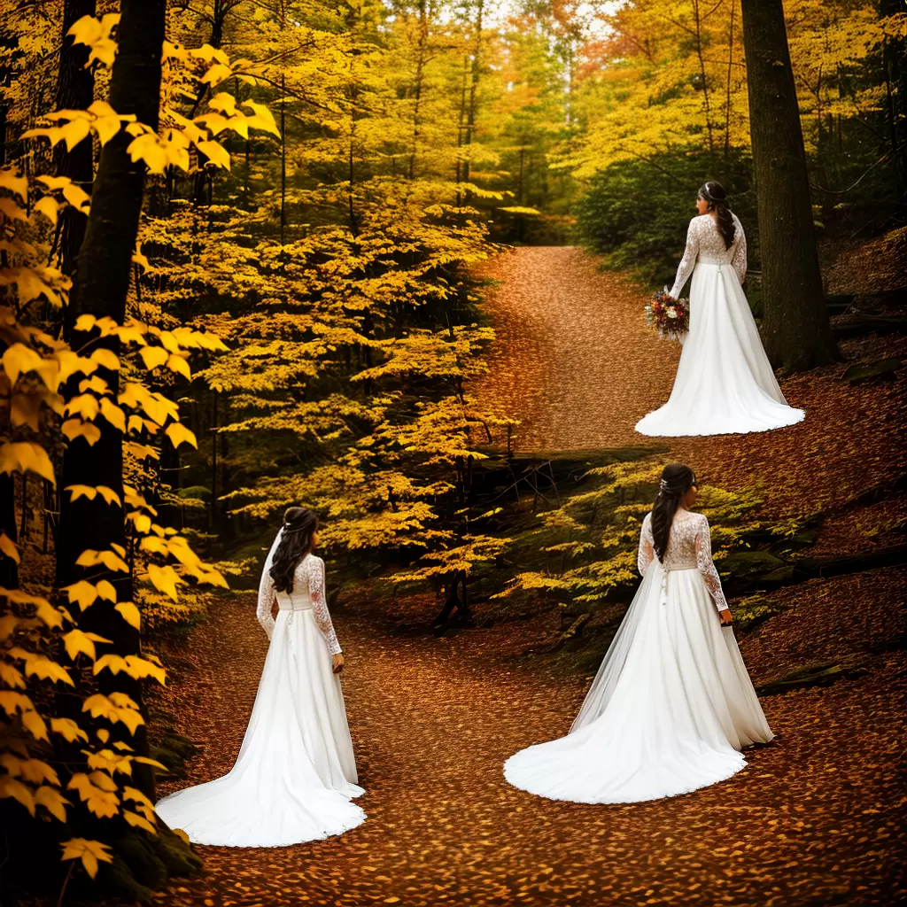 Fotos noiva outono vestido floresta groom Fotos noiva outono vestido floresta groom