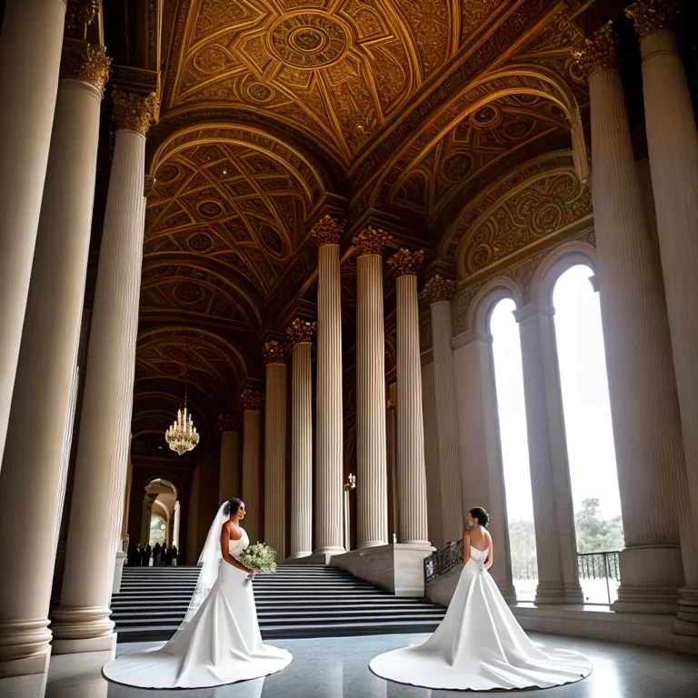 CULTURA e Sofisticação: Vestidos de Noiva para Casamentos em Museus