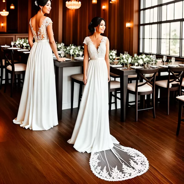 Gastronomia e Elegância: Vestidos de Noiva para Casamentos em RESTAURANTES