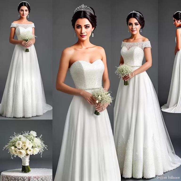 Luxo e Brilho: Vestidos de Noiva com CRISTAIS