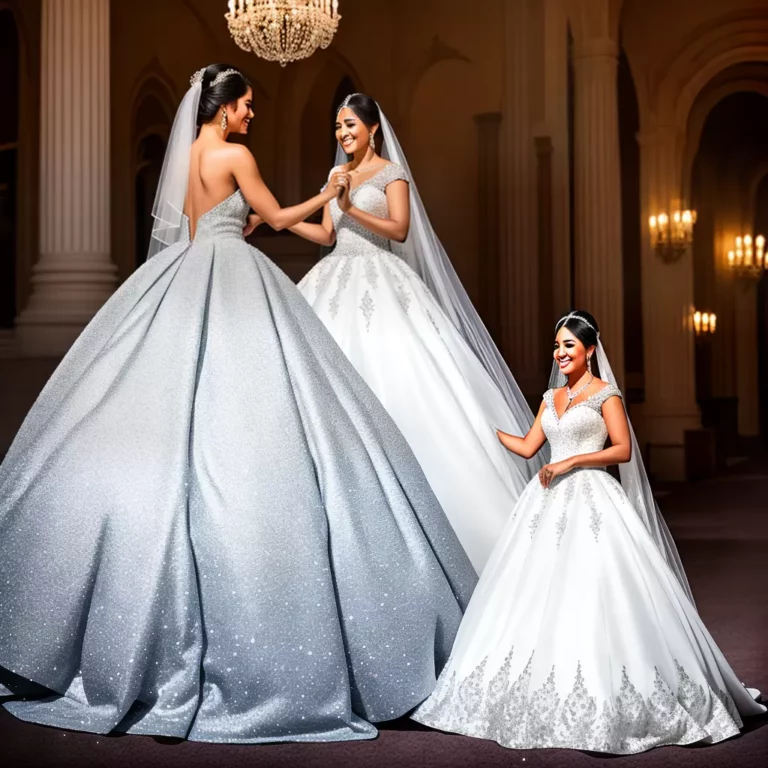 Glamour e Luminosidade: Vestidos de Noiva com STRASS