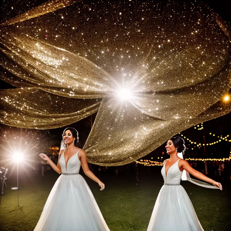 Brilho e Movimento: Vestidos de Noiva com LANTEJOULAS