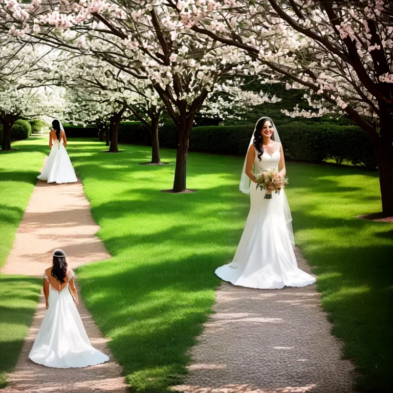 Tradição e Romantismo: Vestidos de Noiva com Aplicações em Renda de BRUGES
