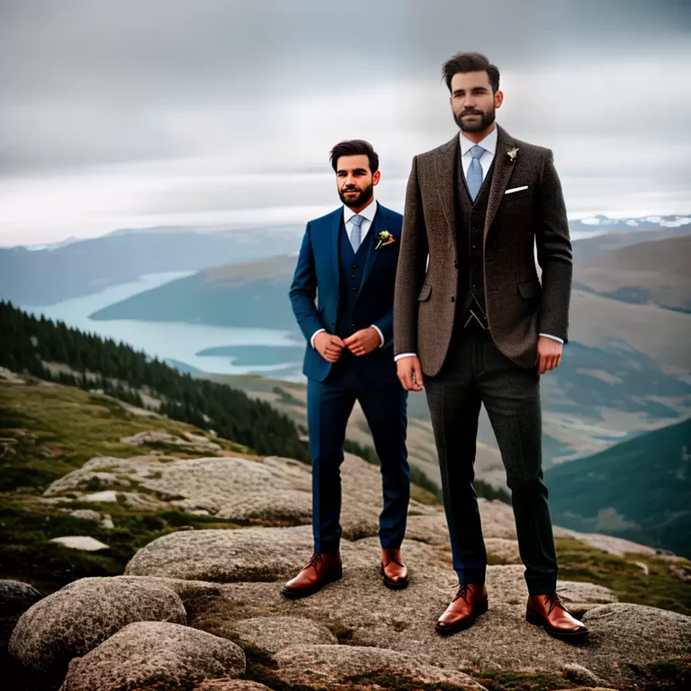 Dicas para escolher o traje do noivo para um casamento na montanha