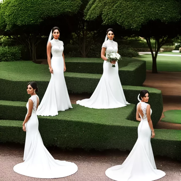 Vestidos de noiva com gola alta: elegância e sofisticação
