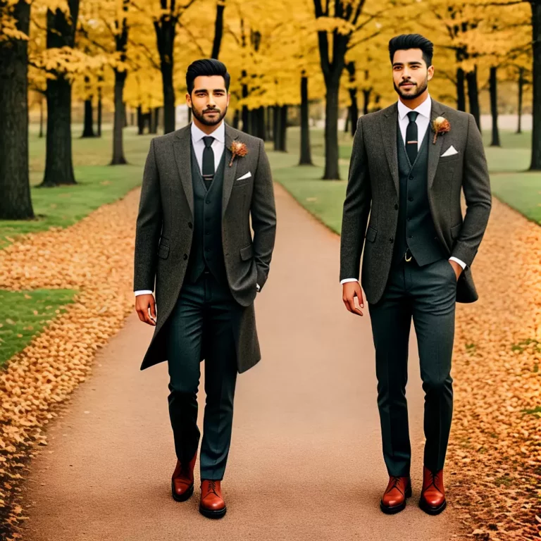 Dicas para escolher o traje do noivo para um casamento no outono