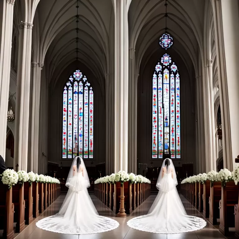 Tradição e Espiritualidade: Vestidos de Noiva para Casamentos em IGREJAS