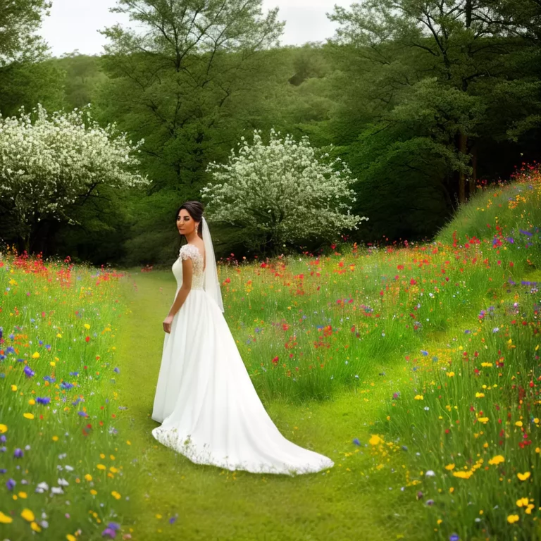 Romantismo e Delicadeza: Vestidos de Noiva com Bordados FLORAIS