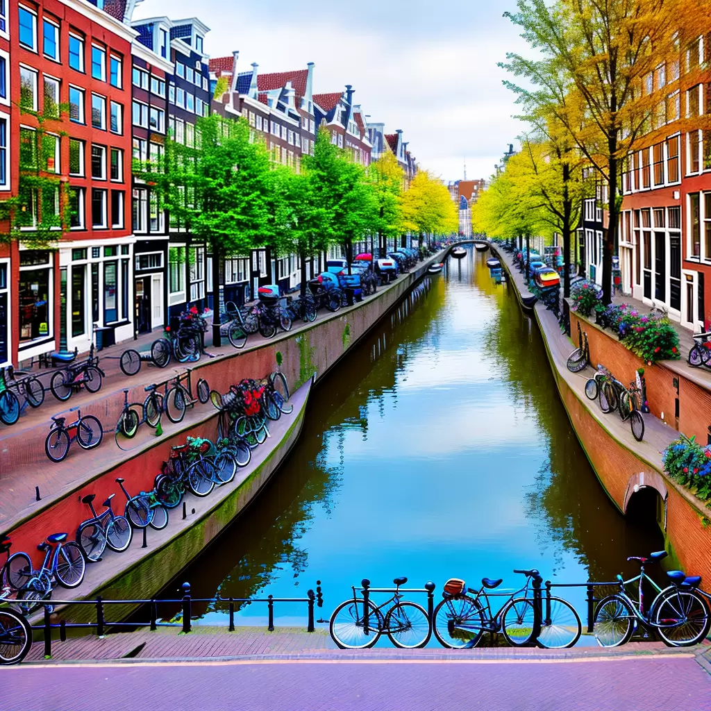 Fotos amsterda bicicleta canal moda mulher