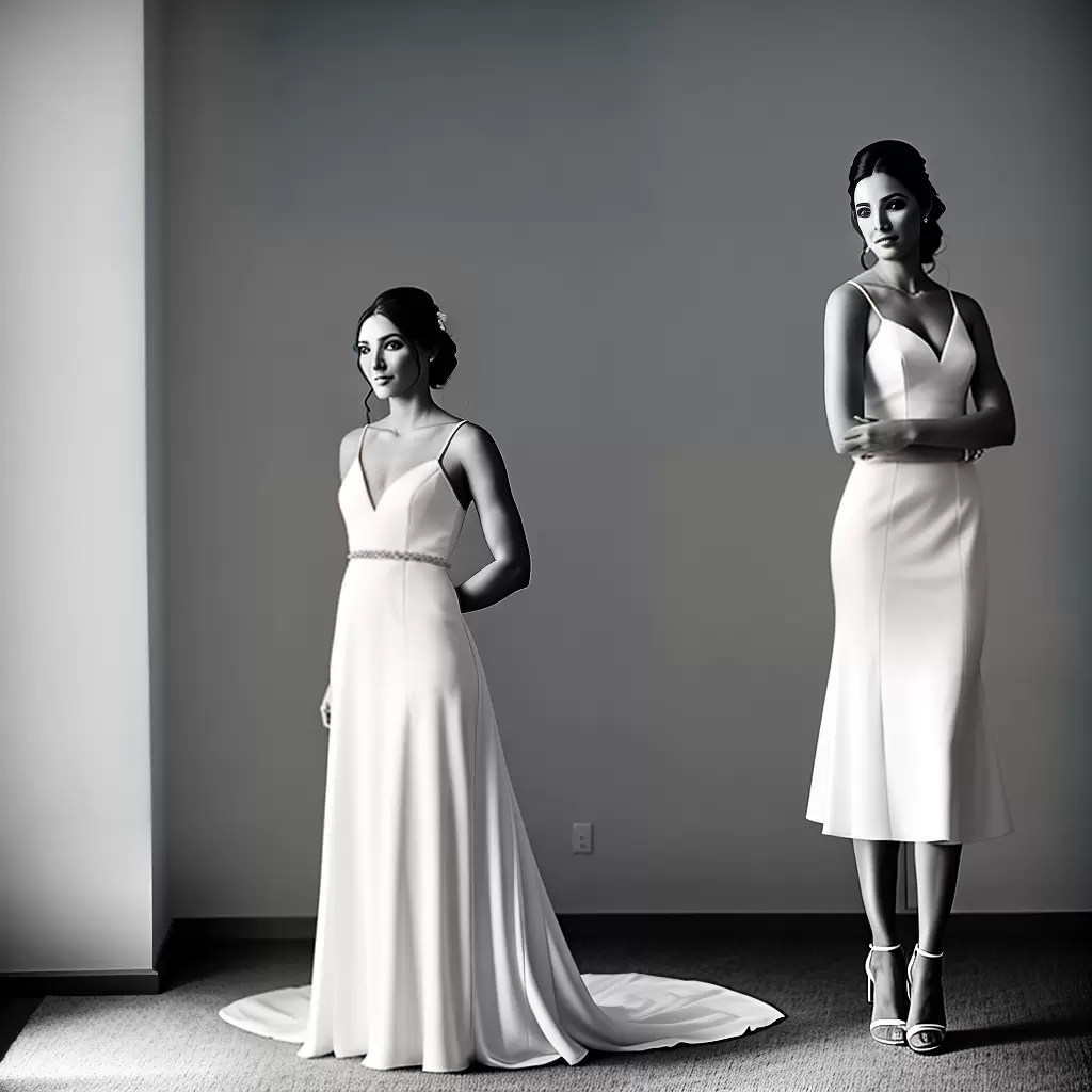 Fotos noiva elegante vestido branco