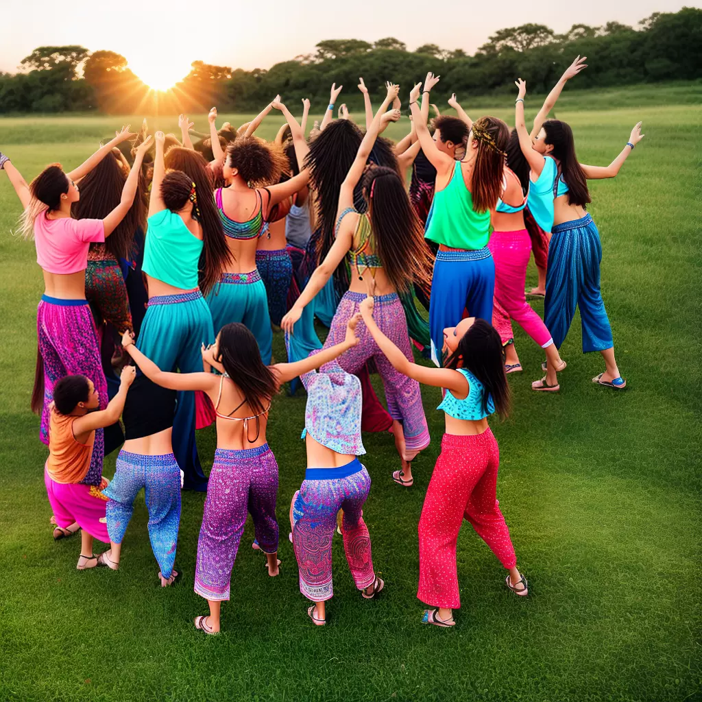 Fotos hippies danca sol por do sol Fotos hippies danca sol por do sol