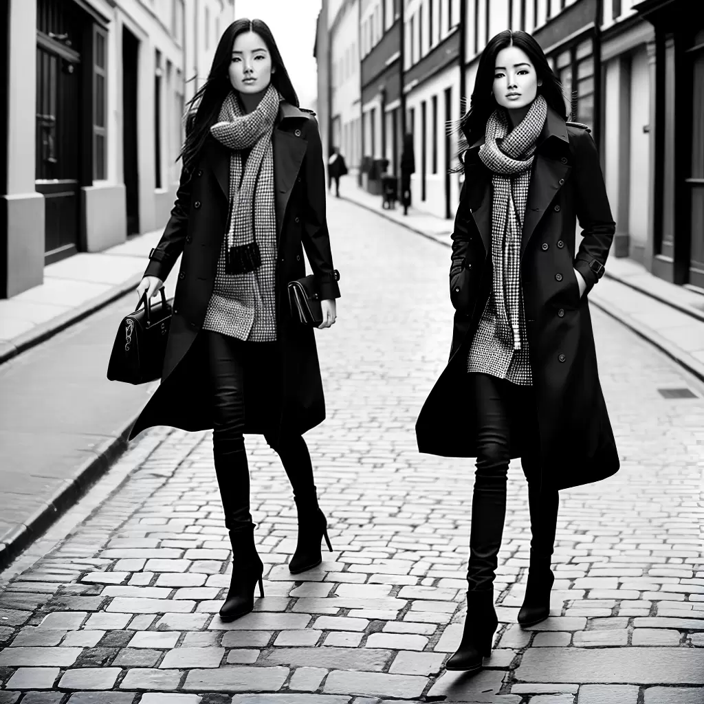 Fotos moda londres trenchcoat