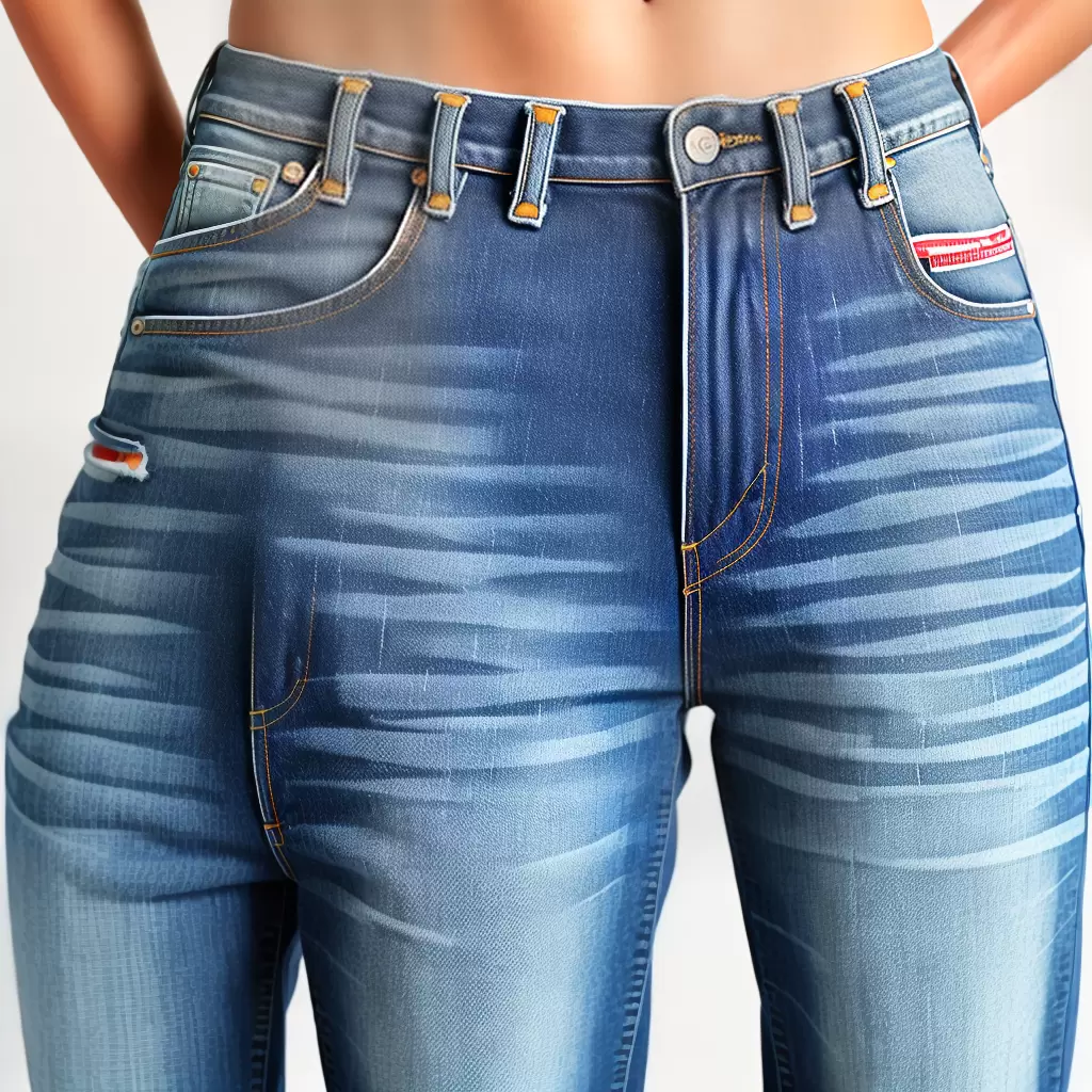 Fotos jeans cintura alta vintage desgastado Fotos jeans cintura alta vintage desgastado