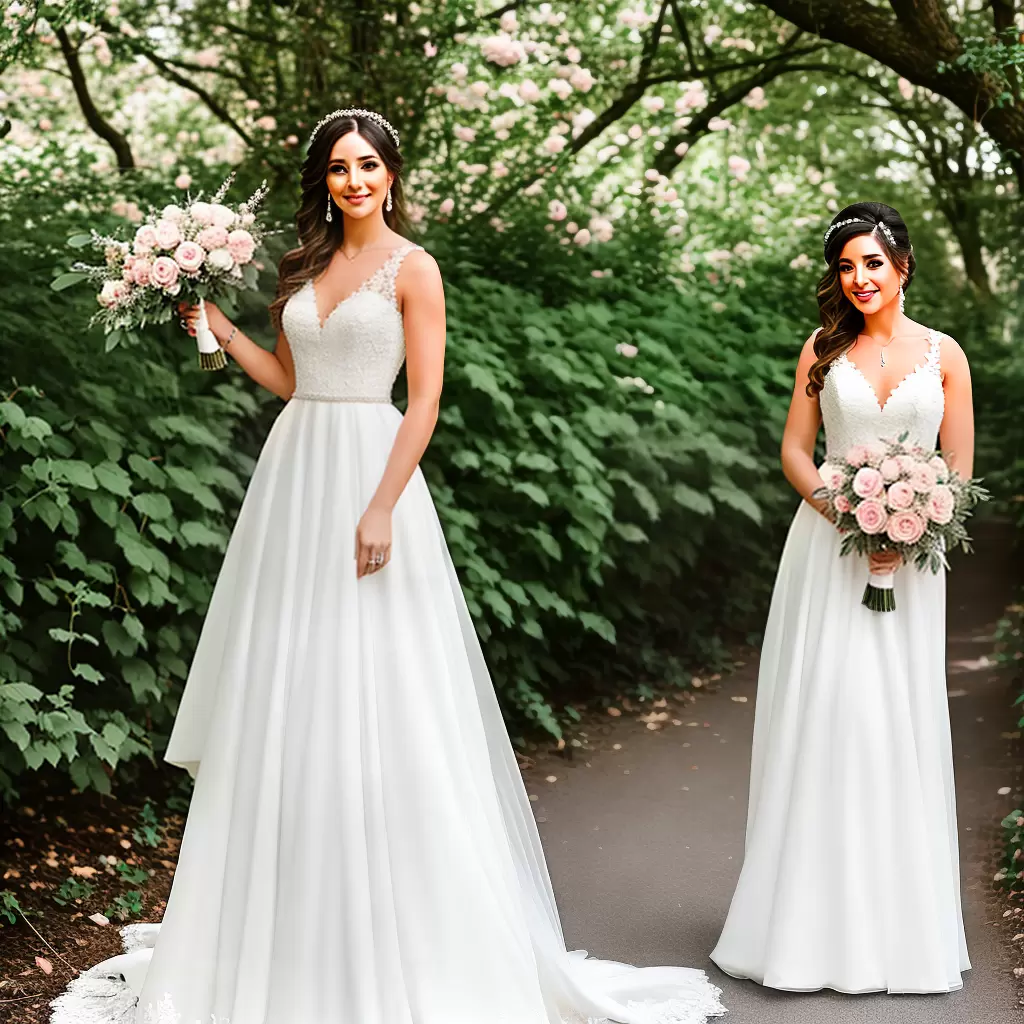 Fotos noiva gravida vestido branco rosas