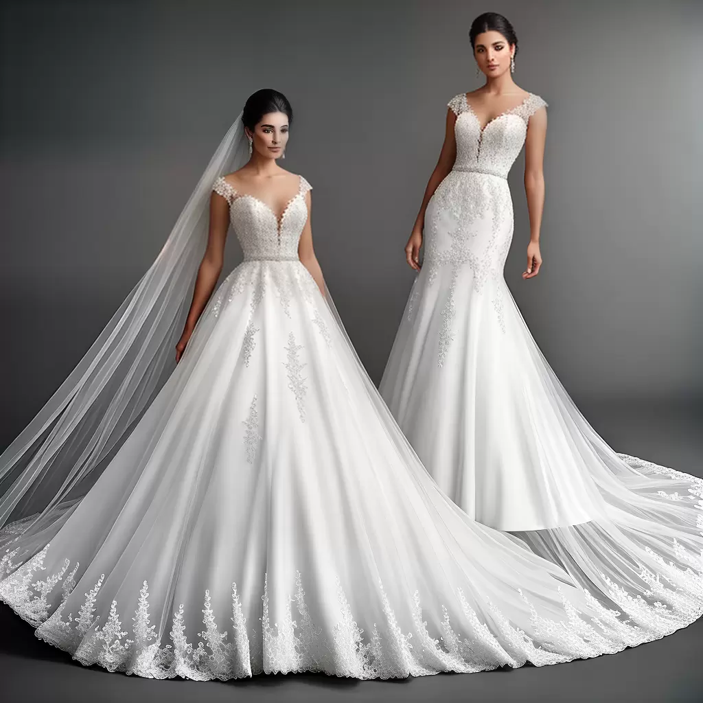 Fotos noiva renda vestido cabelo elegante