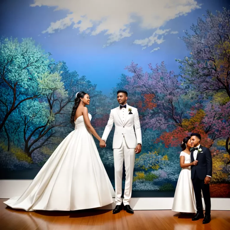 Casar com Arte: Trajes de Casamento para Casais Amantes de Atividades Culturais