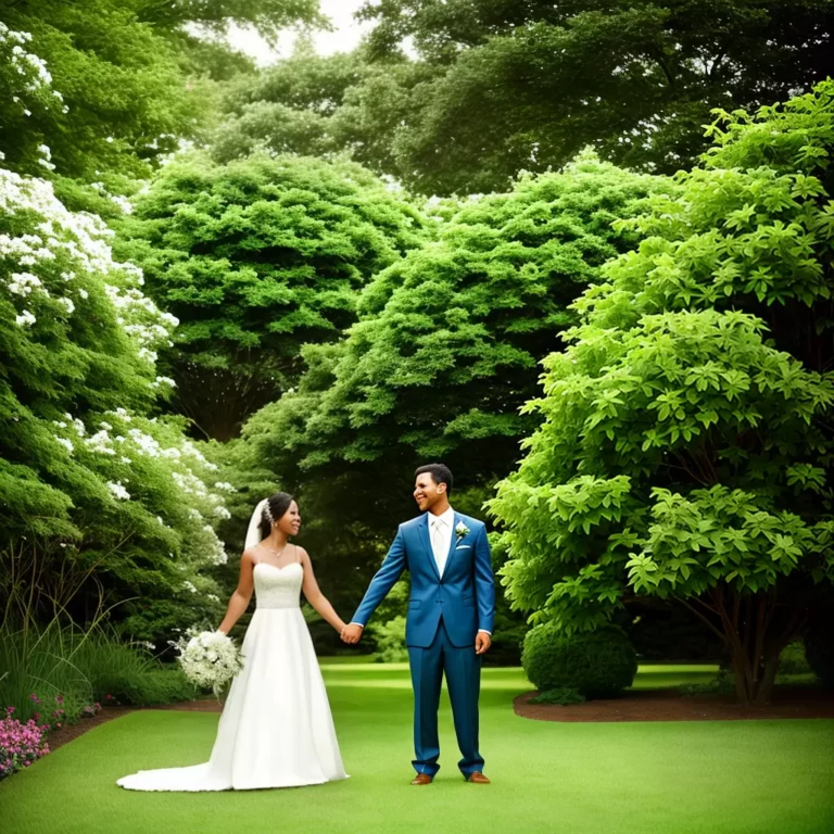 Casando com a Natureza: Trajes de Casamento para Casais Engajados em Jardinagem Urbana
