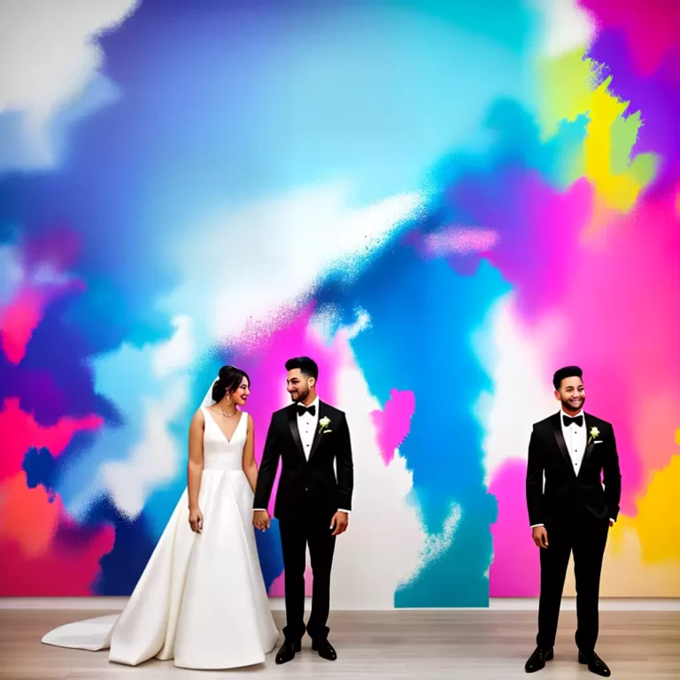 Arte Viva: Trajes de Casamento para Casais Apaixonados por Artes Plásticas