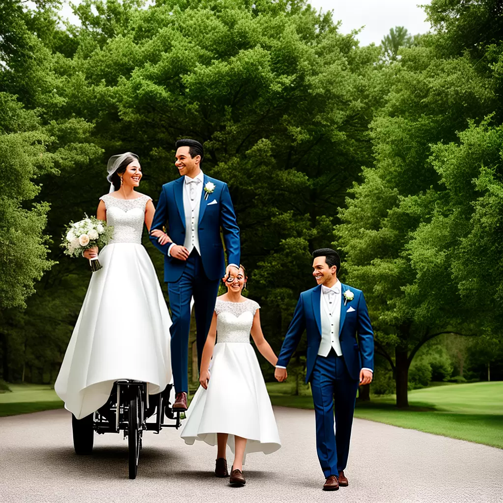 Fotos casamento bicicleta ao ar livre