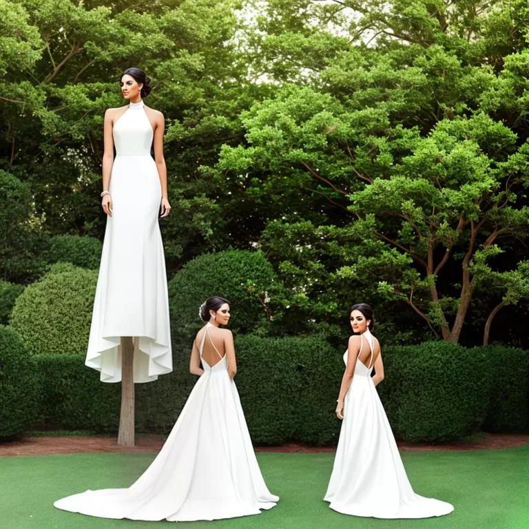 Audácia e Elegância: Vestidos de Noiva com Decote Halter para Noivas Ousadas