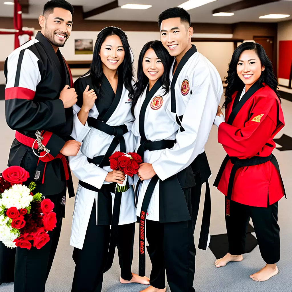 Fotos casamento artes marciais noivos sorriso Fotos casamento artes marciais noivos sorriso