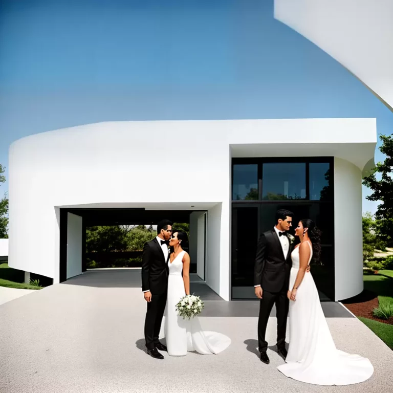 Arquitetura do AMOR: Trajes de Casamento para Casais que Adoram Arquitetura