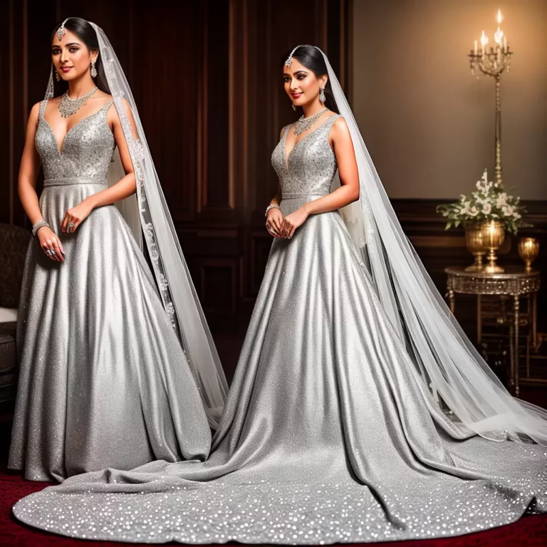 METAL Precioso: Vestidos de Noiva com Aplicações Metálicas para Noivas Luxuosas