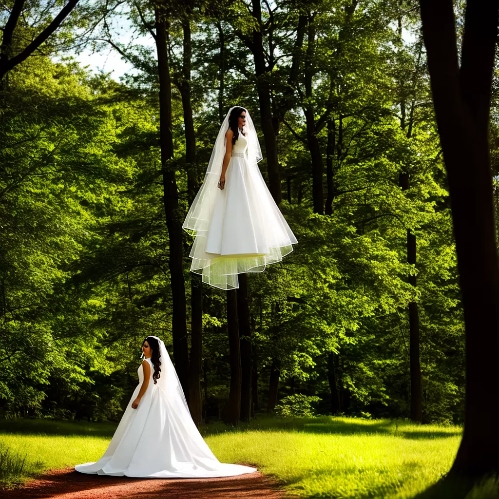 Fotos noiva floresta gown cape sol Fotos noiva floresta gown cape sol