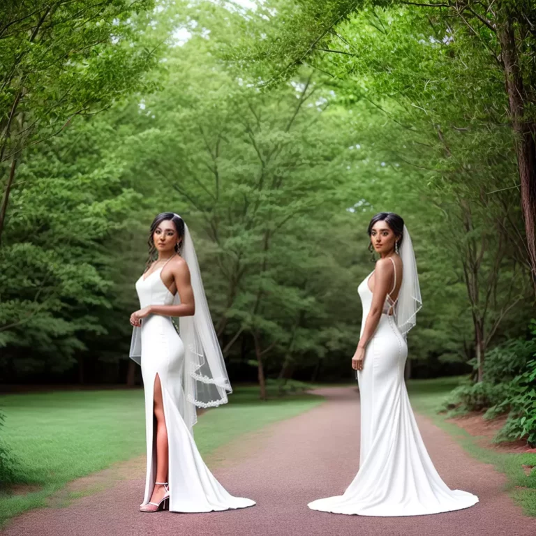 Ousadia em MOVIMENTO: Vestidos de Noiva com Fendas para Noivas Estilosas