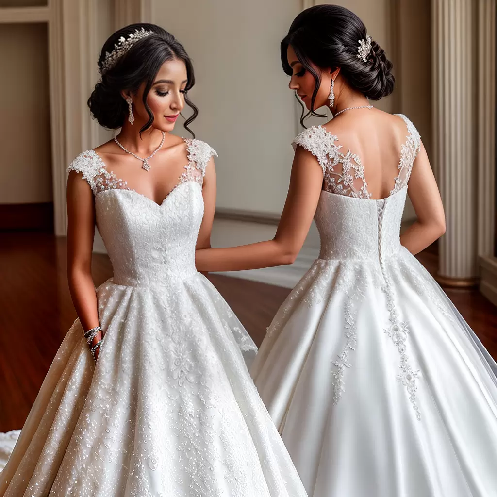 Fotos vestido noiva branco bordado perolas Fotos vestido noiva branco bordado perolas