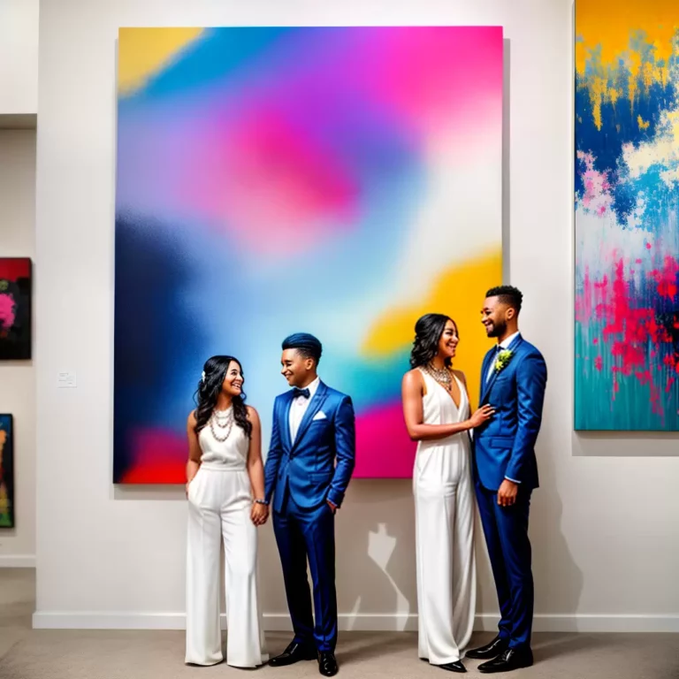 Casamento na GALERIA: Trajes para Casais que Amam Arte