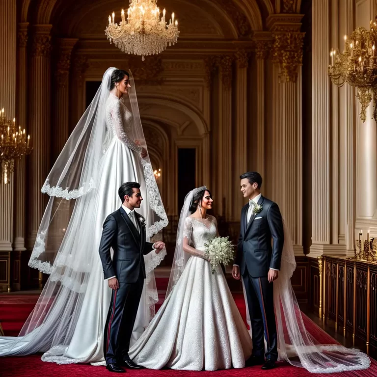 Realeza no ALTAR: Trajes de Casamento de Membros da Realeza