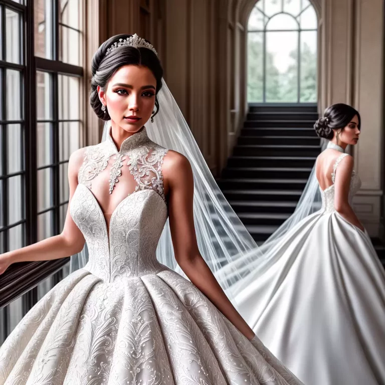 Elegância ao EXTREMO: Vestidos de Noiva com Gola Alta