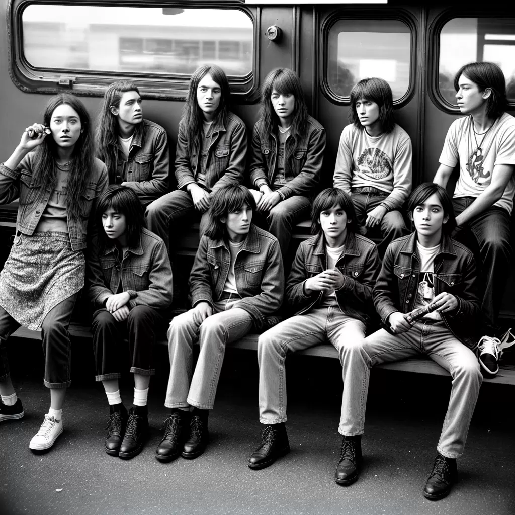 Fotos jovens hippies guitarra fumando Fotos jovens hippies guitarra fumando