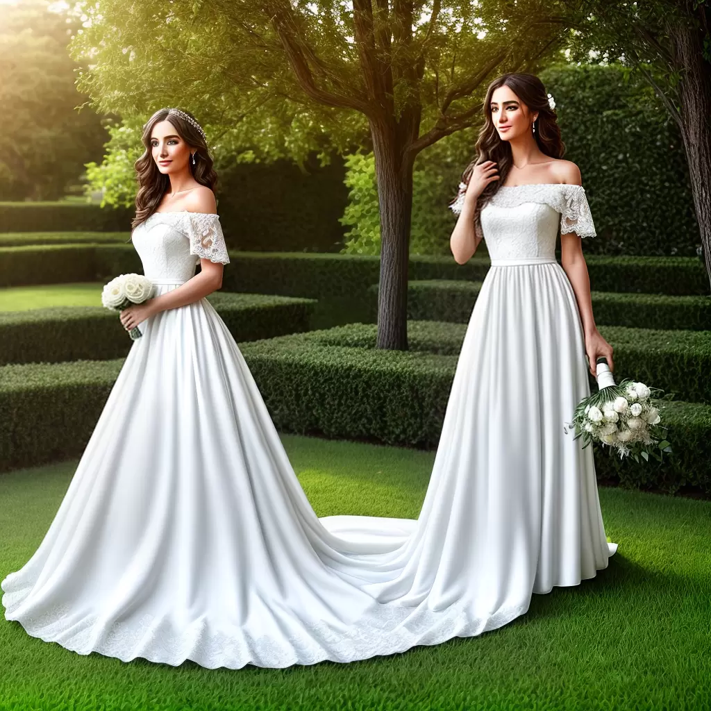 Fotos noiva jardim vestido branco romance