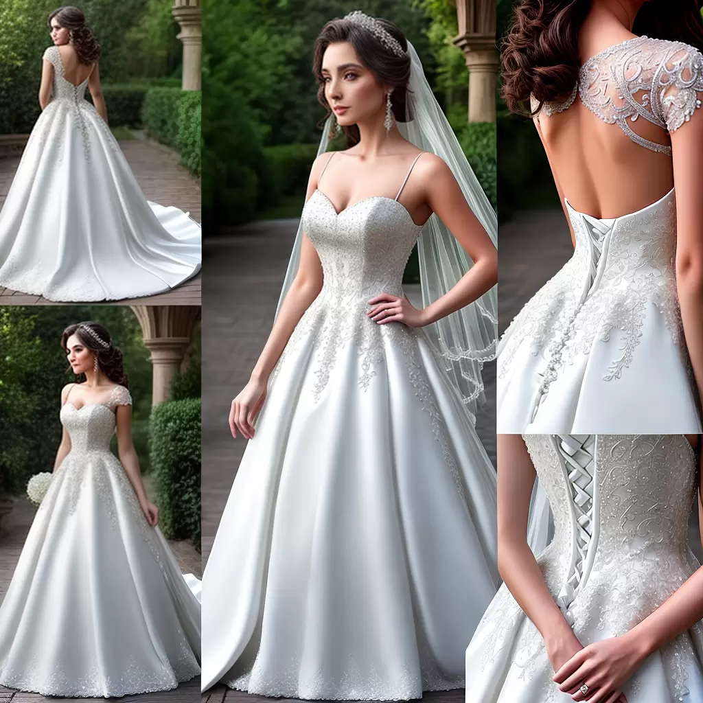 Fotos noiva classica elegante vestido renda