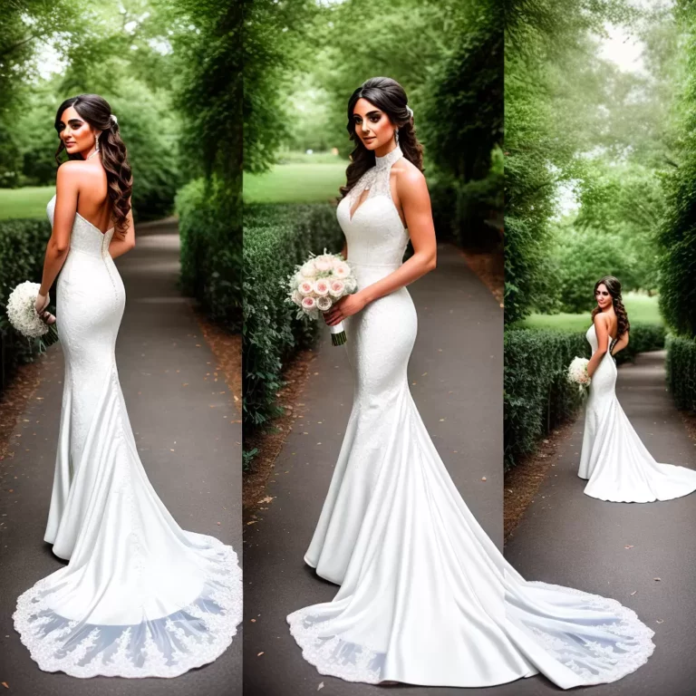 Vestidos de noiva com decote halter: modernidade e estilo