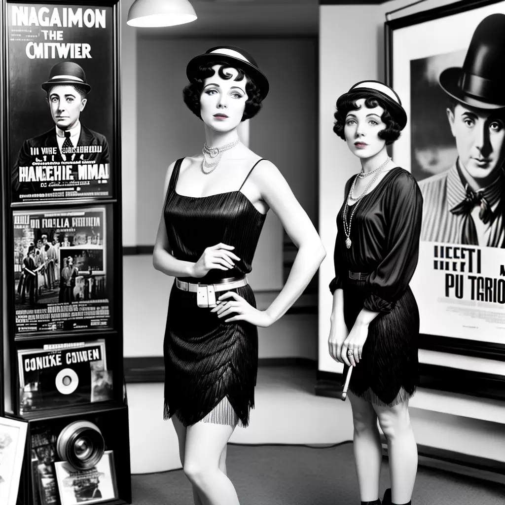 Fotos mulher chaplin camera filme
